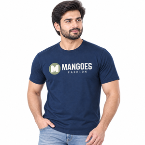 T-shirt épais 240 GSM en jersey de coton, imprimé numérique sur le devant, coupe classique, manches courtes, respirant, écologique, décontracté pour homme - Product Image 1