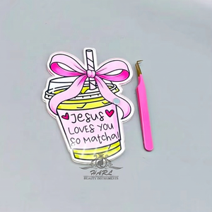 แผ่นแม่เหล็กอะคริลิคสำหรับต่อขนตา HARL Coffee Cup Design พร้อมกล่องเก็บอุปกรณ์เสริมความงามทันสมัย ทนทาน - Product Image 6