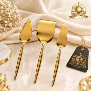 Ensemble de couverts de luxe en acier inoxydable rose doré, finition miroir, cuillère, fourchette, couteau, vaisselle en gros pour restaurant et hôtel - Product Image 3