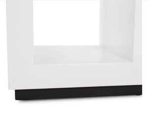 White <b>Console</b> <b>Table</b> Modern Side <b>Table</b> <b>Narrow</b> Display Cabinet Accent Storage <b>Table</b> for Living Room Entryway - Product Image 5