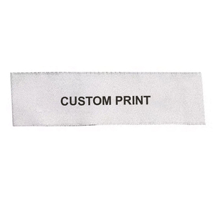 Custom Black Damask Neck <b>Labels</b> Personalised Woven End Fold <b>Label</b> Name Logo Clothes Collar <b>Sew</b> <b>on</b> <b>Label</b> for <b>Clothing</b> - Product Image 5