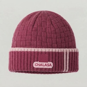 CHALASA SPORTS Gorro de Punto Jacquard Personalizado Y2K 100% Lana, Unisex para Adultos, Bordado, Cálido para Invierno, Gorro de Moda, Venta al Por Mayor OEM - Product Image 1