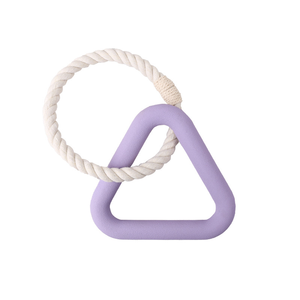 High Quality Squeaky Interactive <b>Dog</b> Chew Toys Durable Plastic <b>Ball</b> Triangle Ring for Play Gift Purpose - Product Image 3