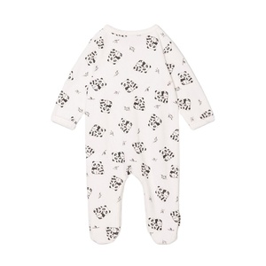 OEM Custom Cotton Baby Bodysuit Romper Set Newborn Infant Long Sleeve Knitted Baby Clothes Bulk Supplier Export Set - Product Image 3