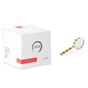 แว่นขยายตกแต่งทนทานแบบพรีเมี่ยมด้ามจับทองเหลืองไม้หรูหรากระจกทนนานออกแบบได้ตามต้องการ - Product Image 5