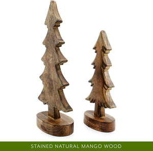 Sapin de Noël MODERNE en bois naturel à suspendre – Magnifique décoration murale pour les fêtes, touche festive pour toute pièce ou espace. - Product Image 6