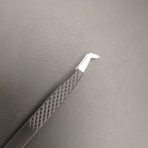 Pinzas de Precisión para Pestañas de Acero Inoxidable Personalizables OEM ODM con Punta Suave, Admite Marca y Diseño - Product Image 1