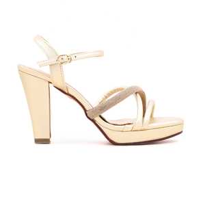 Sandales à talons dorées FN5368 Design élégant et fantaisie - Product Image 2