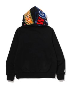 Sudadera con Capucha Negra Unisex, Cierre de Cremallera, Corte Holgado, Estilo Casual, Manga Raglán, Ropa de Invierno, 100% Algodón, Anti-Pilling, 360g - Product Image 3