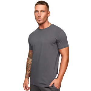 T-shirt de sport pour homme de qualité supérieure avec logo personnalisé, technologie de séchage rapide pour l'entraînement sportif - Product Image 1