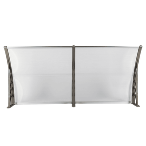 Support HT 200 x 100 gris argenté pour abri de pluie de porte et fenêtre, auvent de toit, application domestique, même code D0102HH0FJU - Product Image 4