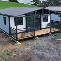 Maisons mobiles de luxe de 20 pieds et 40 pieds, maisons préfabriquées, maisons miniatures, maisons modulaires à ossature en acier, maisons conteneurs extensibles