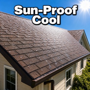 Revêtement protecteur solaire réfléchissant 1K imperméable pour tôles ondulées à faible teneur en COV, écologique, et pour toitures en bardeaux d'asphalte (en vrac) - Product Image 4