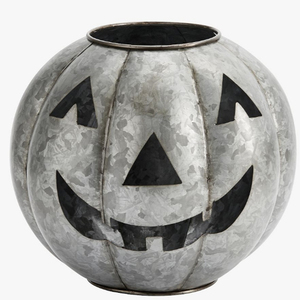 Juego de 2 Latas Metálicas con Diseño de Jack-O'-Lantern, Portavelas Metálicos Recortados para Decoración de Fiestas de Halloween - Product Image 5