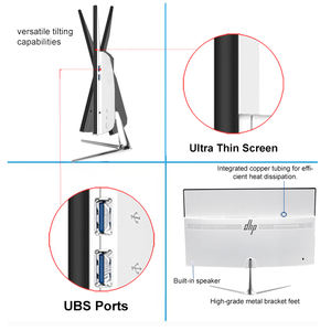 23.8นิ้ว i3คอมพิวเตอร์เดสก์ท็อปพีซีแบบครบวงจร4GB RAM 128GB SSD 1920x1080สำหรับสำนักงาน - Product Image 4