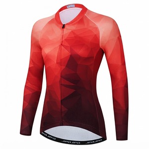 Maillot de cyclisme personnalisé pour femmes, grande taille, en polyester, manches courtes, fermeture éclair intégrale, respirant, logo avant, fabricant OEM - Product Image 5