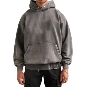 Nouveau style, séchage rapide, haute qualité, sweats à capuche pour hommes, effet délavé, dernier design, 100% coton, respirant, sweats à capuche pour hommes, effet délavé - Product Image 1