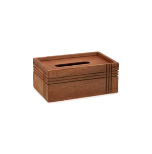 Boîte à mouchoirs en bois élégante pour table, support décoratif, 2 pièces, logo personnalisé accepté au prix le plus bas - Product Image 2