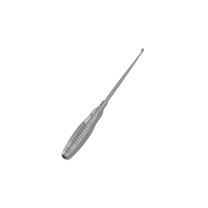 Curette droite 240 mm en acier inoxydable, instrument chirurgical, poignée ergonomique, largeur 4,4 mm, outil médical réutilisable - Product Image 3
