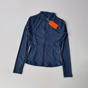 Women's Lightweight Zip-Up Sports <b>Jacket</b> Breathable Gym Coat for <b>Yoga</b> Outdoor Fitness Training for Runners and Athletes - Product Image 1