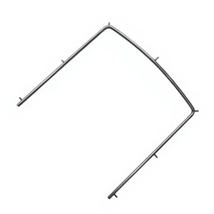 Marco para Dique de Goma Pequeño 4x4 Pulgadas, Soporte para Láminas, Instrumento Dental de Ortodoncia, Acero Inoxidable Alemán, Reutilizable, Autoclavable - Product Image 4