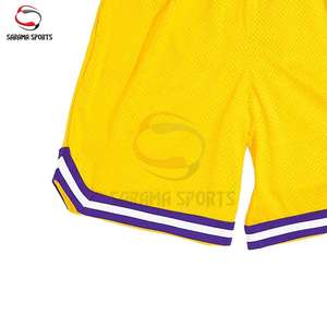 Shorts de basketball à séchage rapide, pantalons d'entraînement tendance, amples mais au-dessus du genou, pour hommes, sport, course à pied, fitness - Product Image 2
