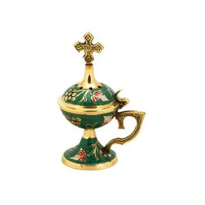 Handmade Brass <b>Incense</b> Burner With Cross Top Religious Censer For Church Use Chinese Style Decorative Aroma Bakhoor Burner Gifts - Product Image 3