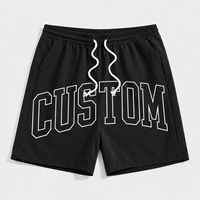 Shorts en nylon personnalisés pour hommes, vêtements de sport quotidiens, prêts à l'exportation, usine de vêtements