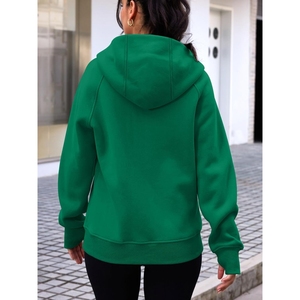 High Density 180Gsm Lightweight women <b>Hoodie</b> <b>Thin</b> Cotton Pullover Fall Wear Durable Breathable Hooded Sweatshirt Custom - Product Image 6