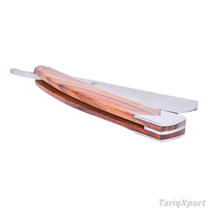 Professional Stainless Steel <b>Blade</b> <b>Single</b> <b>Blade</b> Barber Shaving <b>Razor</b> Wooden Face Body Customized Color Custom Logo - Product Image 5