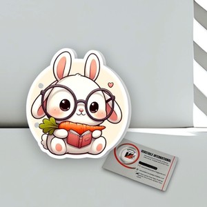 Placas Magnéticas Acrílicas Personalizables para Pestañas con Logotipo, Diseño de Conejito Rosa, Corazón, Gafas, Lazo, Herramientas para Extensión de Pestañas - Product Image 4