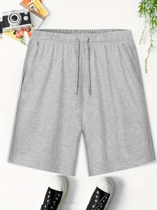 Shorts de sport décontractés rétro américains élégants pour hommes grandes tailles – Nouveauté été – Shorts d'entraînement streetwear décontractés de qualité pour hommes et femmes - Product Image 6