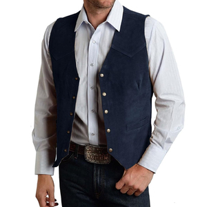 OEM High-Ranking Men's Western Style Body <b>Warmer</b> - Luxe Modern Waistcoat for Global Wholesale - Product Image 2