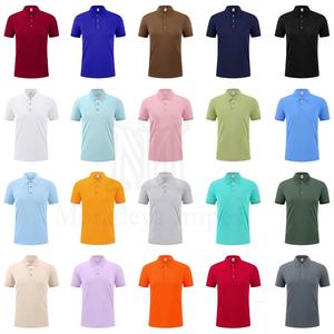 Camiseta Polo informal transpirable en blanco, camisetas de cuello de alta calidad para hombres, camiseta Polo de punto de Color sólido para hombres, Camisa Polo Masculina - Product Image 6