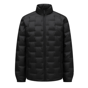 Blouson Bomber Homme Personnalisé Nouveau Design Tendance 100% Haute Qualité Écologique Respirant Col Montant Hiver Prix de Gros - Product Image 2