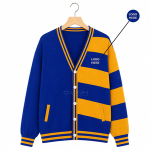 Suéter de Punto Personalizado para Mujer, Estilo Clásico con Cuello en V y Manga Larga, de la Hermandad Universitaria Cosh International, en Acrílico - Product Image 5