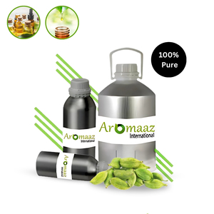 Aceite Esencial de Cardamomo Aromaaz International 100% Puro Prensado en Frío con Aroma Herbal Especiado para Todo Tipo de Piel - Product Image 4