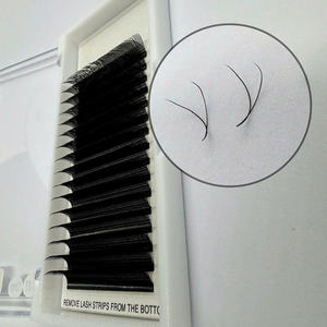 Extensiones de Pestañas YY Lash Tray de Marca Privada, 12/16 Líneas, Hechas a Mano, Curvatura CC/DD/M/L, Grosor 0.03/0.05/0.07, Pelo Sintético, Personalizadas - Product Image 2