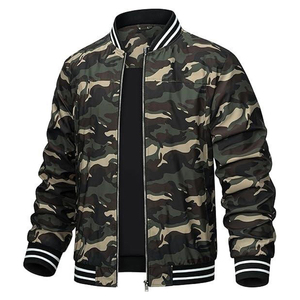 Wholesale Custom Men <b>Camo</b> Sublimated Varsity <b>Jacket</b> Cotton-Filled Polyester Blend High Street Outdoor Lettermen Baseball <b>Jacket</b> - Product Image 1