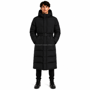 <b>Men</b> <b>Long</b> Puffer Jacket <b>Winter</b> Parka <b>Coat</b> Lightweight Warm Quilted Outerwear Waterproof Wind Resistant Clothing Supplier - Product Image 1