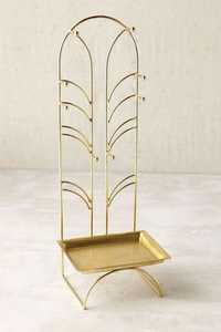 Gold Glass Jewelry <b>Box</b> Metal Frame Hexagonal Clear Display Storage Case for <b>Vanity</b> Desk - Product Image 4