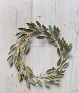 Handmade Rustic Finished Metal <b>Wreath</b> New Design Christmas <b>Wreath</b> For Festival Decoration Metal <b>Wreath</b> In High Quality - Product Image 4