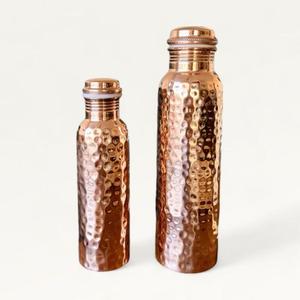 Antique <b>Copper</b> Water <b>Bottle</b> Ribbed Design Eco Friendly 100% <b>Copper</b> <b>Bottle</b> Hot Selling Factory Price Metal <b>Bottle</b> For Drinking - Product Image 5