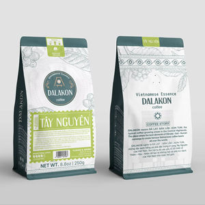 Café Molido de Alta Calidad, Tueste Italiano, Sabor Suave Premium, Espresso 50% Arábica, Bolsa de 250g, Dalakon Tay Nguyen, Cafeinado - Product Image 1
