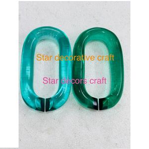 Maillons de chaîne en résine acrylique, chaîne de bijoux en résine, chaîne en plastique, maillons de chaîne en résine en vrac, chaîne décorative en résine - Product Image 3