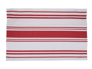 Serviettes de cuisine 100% coton écologiques, carrées, tissées, lavables en machine, motifs rayés gris - Product Image 3