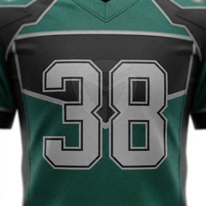 Maillot de football moderne pour hommes, uniforme de match personnalisé avec matériau respirant haute performance, nom et numéro d'équipe audacieux et coupe confortable - Product Image 5