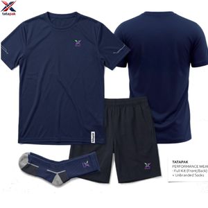 Camiseta de Fútbol Infantil de Buena Calidad, Uniformes Oficiales del Equipo, Impresión de Logotipo Personalizado, Secado Rápido, Transpirable, Ligera, 100% - Product Image 1