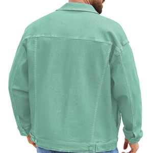 Veste en jean pour homme de style vintage, confortable à porter, de bonne qualité, taille adulte, nouveau style tendance. - Product Image 2