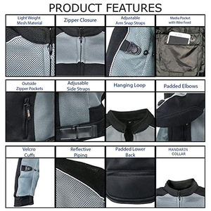 Chaqueta Textil para Motocicleta, Informal, Cómoda, para Hombre, Estilo Moderno, Talla Adulto, Chaqueta de Lona Textil para Motocicleta - Product Image 5